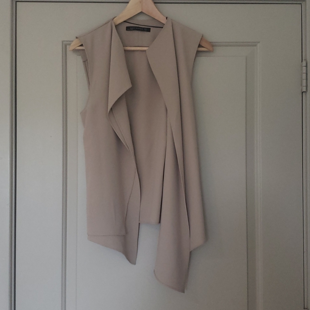 Zara asymmetric vest